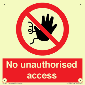 No unauthorised access